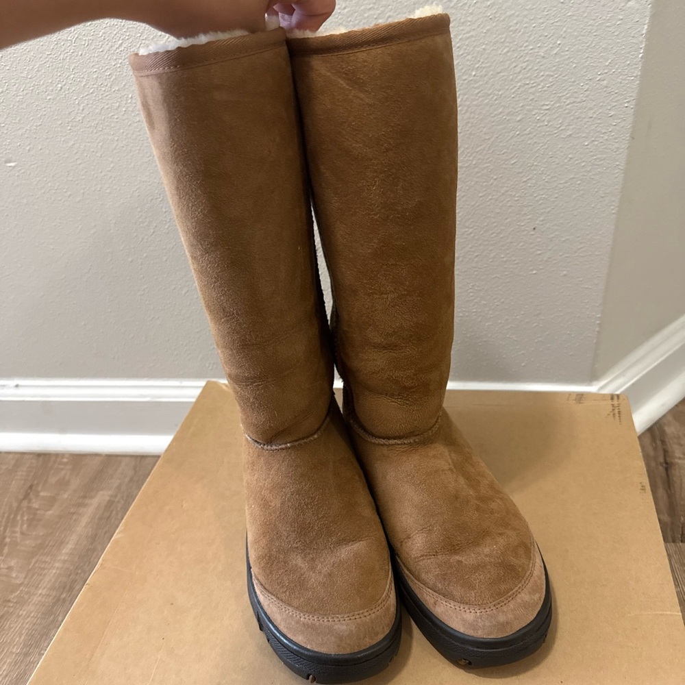 Ugg braided ultra tall boots